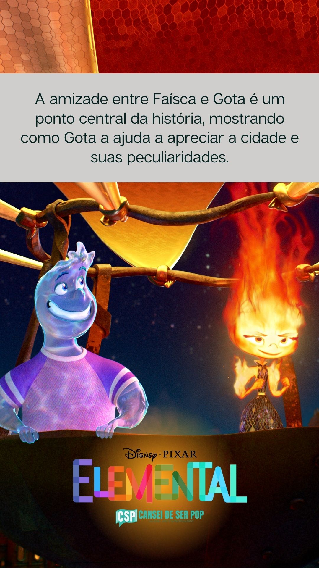 Quem é quem em 'Elementos', nova animação da Disney e Pixar