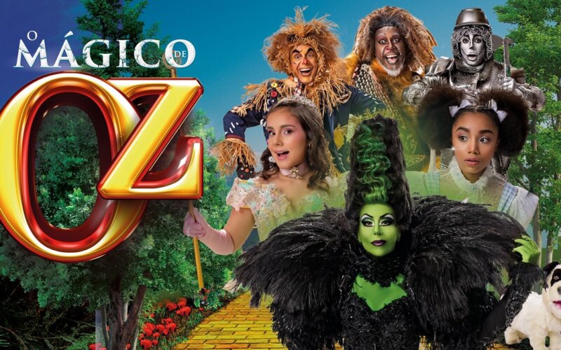 Uma nova montagem do Musical “O Mágico de Oz” estreia em São Paulo.