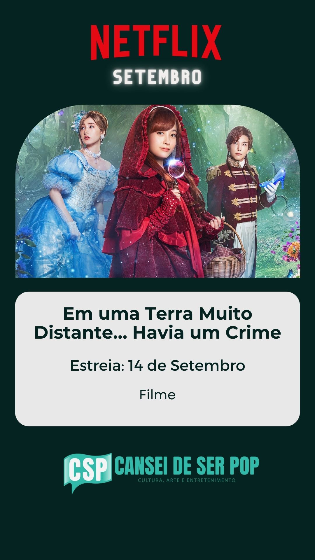 O que chega na Netflix em Setembro 2023