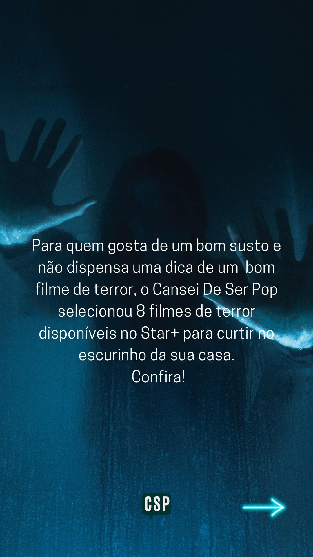 8 filmes disponíveis no Star+ para quem gosta de terror