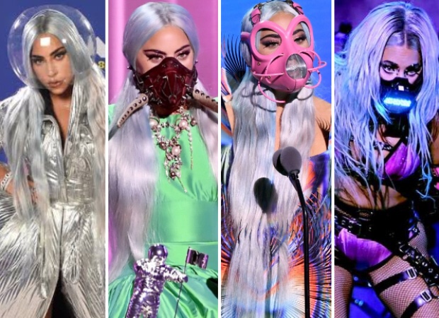 Os look de Lady Gaga no VMA 2020